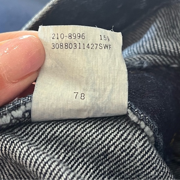 Vintage Lee Stormrider Denim Blue Jeans Big & Tall Mens 52x32 Made In USA NWT - Picture 8 of 9